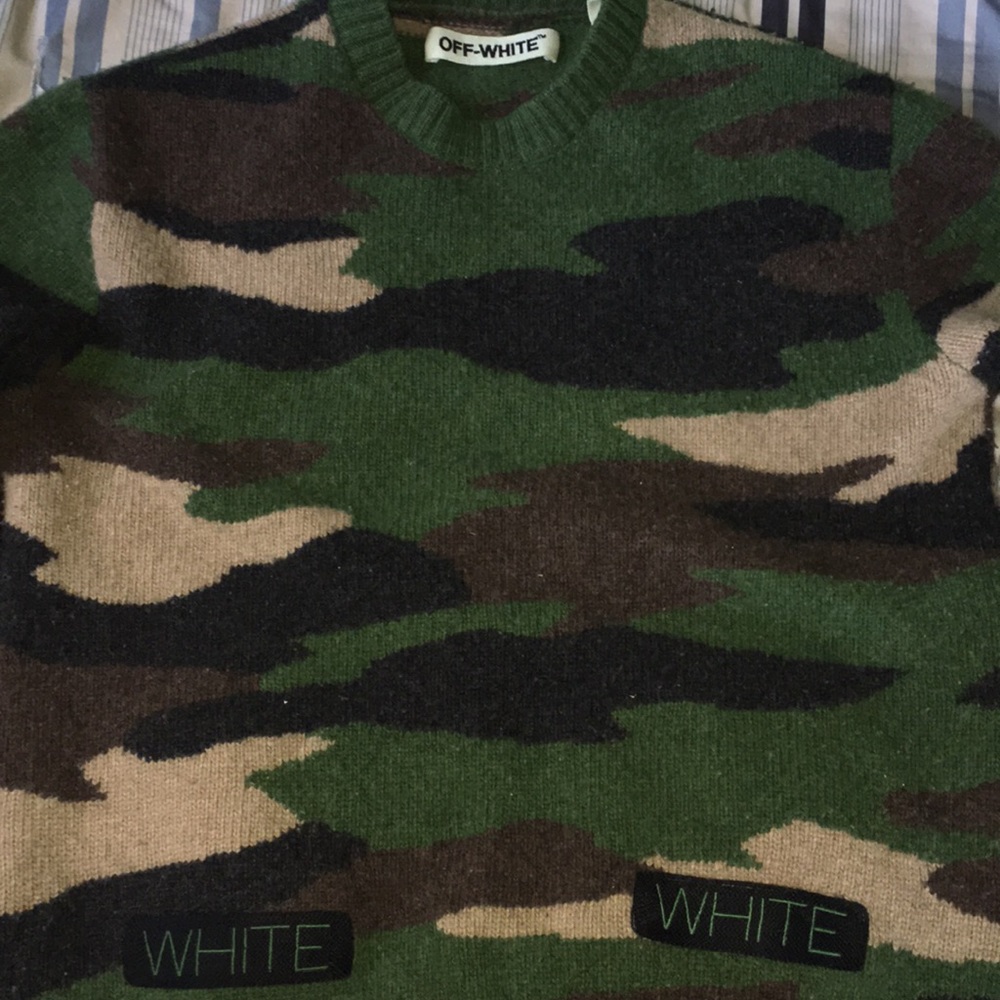 off-white sweater